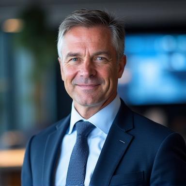 Portrait of Markus Fischer, CEO of AlpenLern