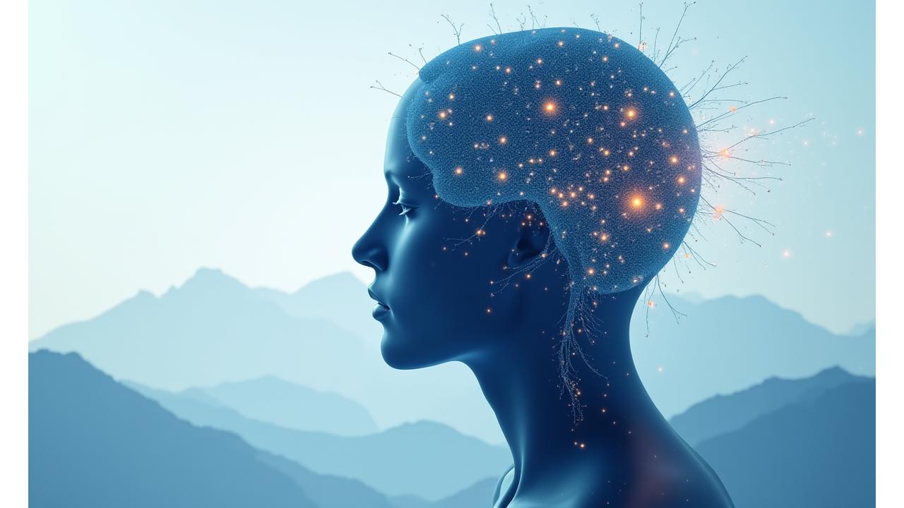 Visuelle Darstellung eines personalisierten Lernpfads, angetrieben durch künstliche Intelligenz