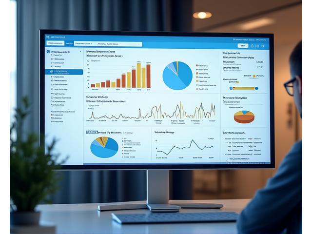 Ein interaktives Dashboard mit Echtzeitdiagrammen und Grafiken, die den Lernfortschritt, Engagement-Metriken und Abschlussquoten für eine Bildungsorganisation visualisieren.