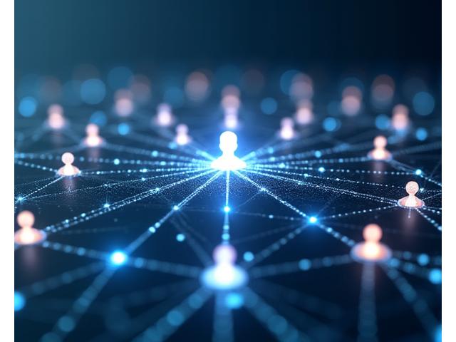 Diagramm, das die Skalierbarkeit der E-Learning-Plattform mit mehreren gleichzeitig verbundenen Benutzern und Cloud-Infrastruktursymbolen darstellt.